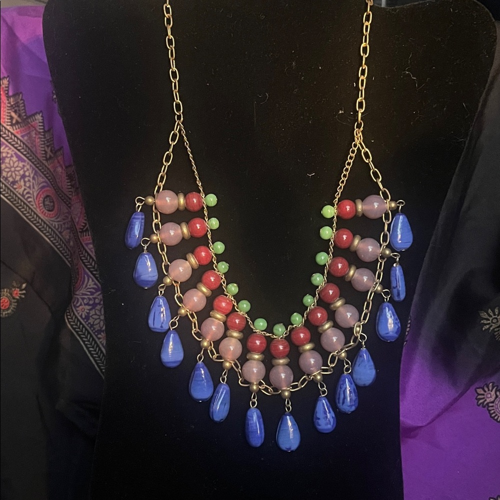 Colorful Beaded Necklace - Picture 3 of 3